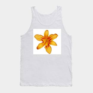 Single Orange Lily Tank Top